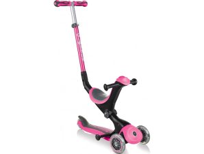 Globber Παιδικό Scooter Foldable Go-Up Deluxe Ροζ – 644-110