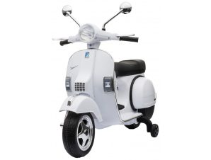 Ηλεκτρική Μηχανή Αυθεντική Piaggio Vespa 12V Λευκή – 99-550